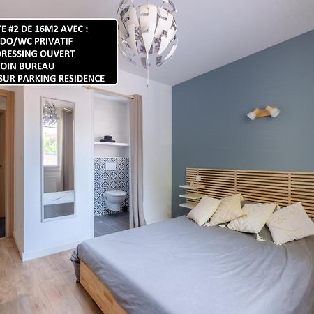 Appart 3 Suites-Chaque Suite Avec Sdo Wc Privatifs - Cuisine Commune Tassin-la-Demi-Lune Exteriör bild